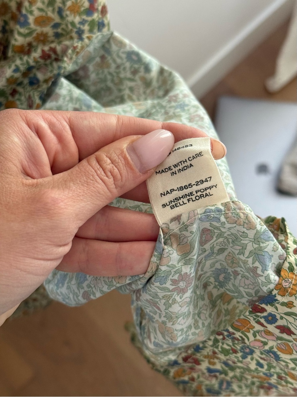 Doen VEREDIS DRESS -- SUNSHINE POPPY BELL FLORAL - Picture 4 of 6